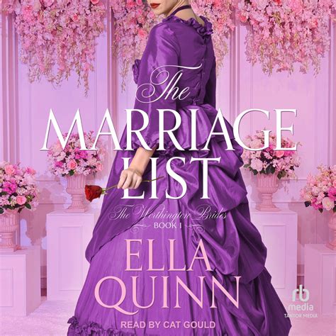 ella quinn|ella quinn the marriage list.